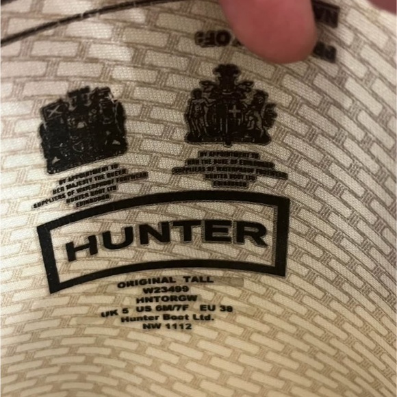 Hunter Black Rain Boots - Picture 3 of 3